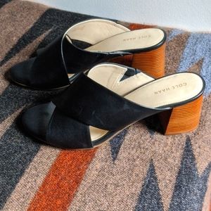 Cole Haan leather mules